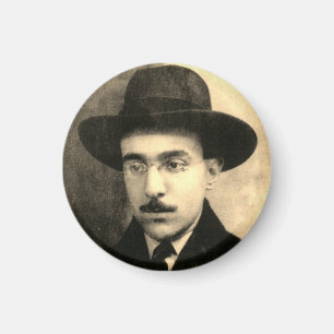 Íman Retrato e Assinatura de Fernando Pessoa