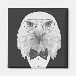 Íman Retrato elegante de Eagle