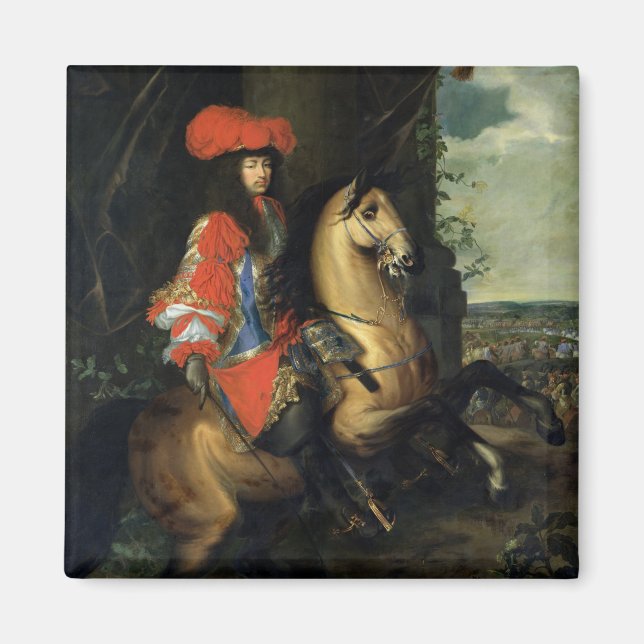 Íman Retrato Equestre de Luís XIV (Frente)