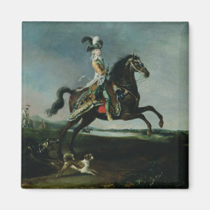 Íman Retrato equestre de Marie-Antoinette
