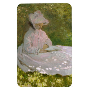 Íman Retrato Impressionista de Primavera, Claude Monet