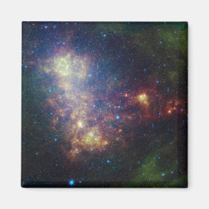 Íman Retrato infravermelho que revela as estrelas e a