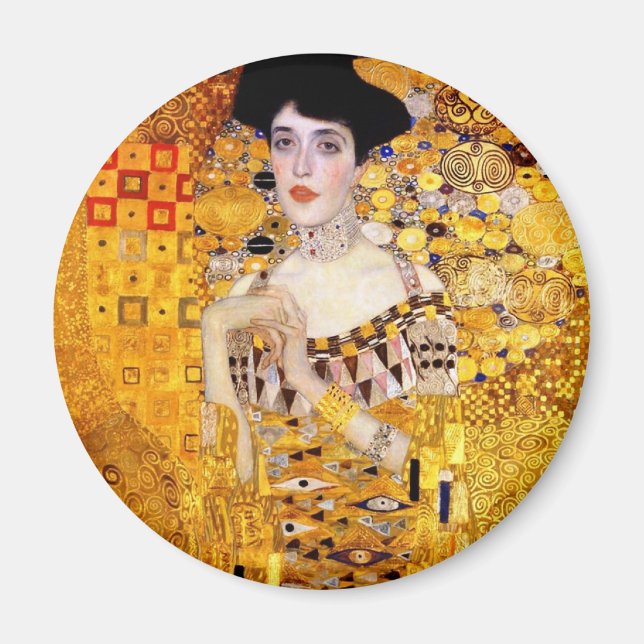 Íman Retrato Klimt de Adele Bloch-Bauer I Magnet (Frente)