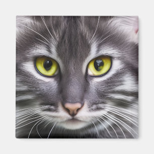 Íman Retrato maravilhoso de gato