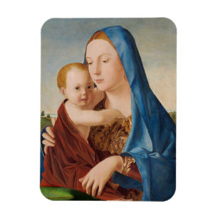 Íman Retrato Mary e Baby Jesus