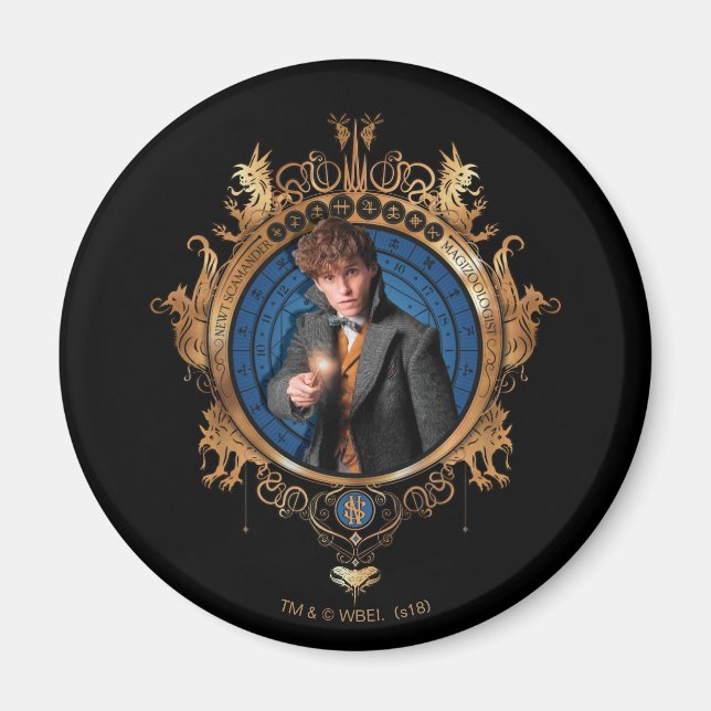 ÍMAN RETRATO NEWT SCAMANDER™ (Frente)