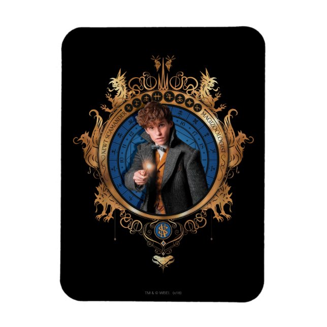 ÍMAN  RETRATO NEWT SCAMANDER™ (Vertical)