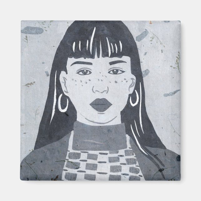 Íman Retrato Noturno (Frente)