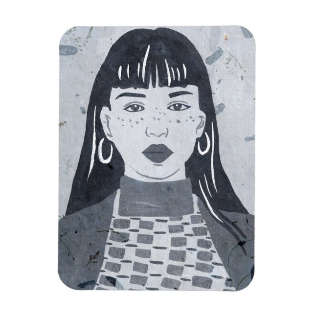 Íman Retrato Noturno (Vertical)