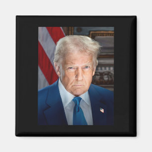 Íman Retrato Oficial da Casa Branca Donald J Trump 2025