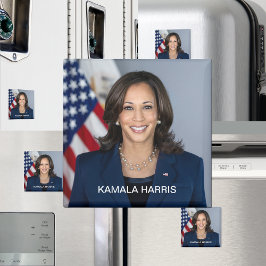 Íman Retrato Oficial do Vice-Presidente Kamala Harris