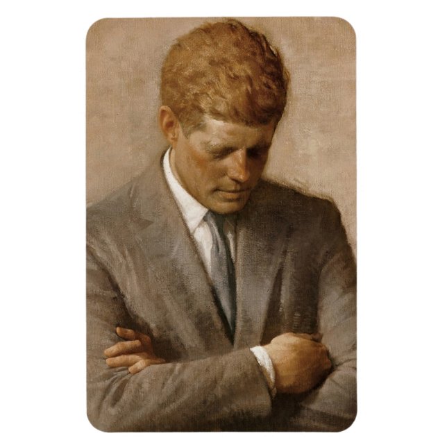 Íman Retrato Oficial John F Kennedy (Vertical)