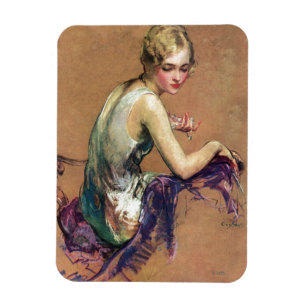 Íman Retrato Pastel