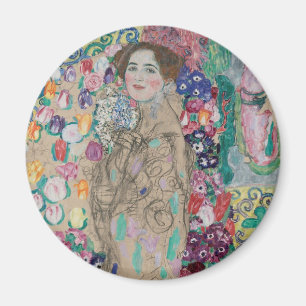 Íman Retrato Póstumo de Ria Munk por Gustav Klimt