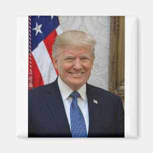 Íman Retrato presidencial oficial de Donald Trump
