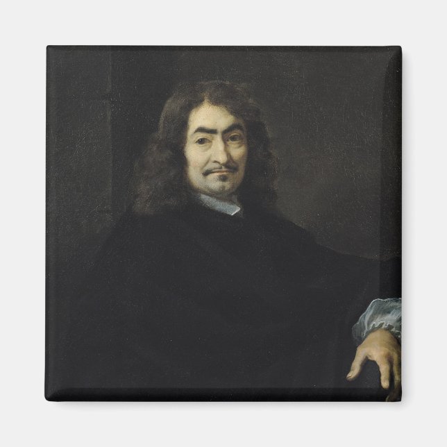 Íman Retrato, presumivelmente Rene Descartes (Frente)