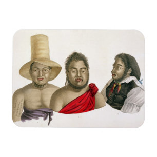 Íman Retratos dos chefes das ilhas de sanduíche, de