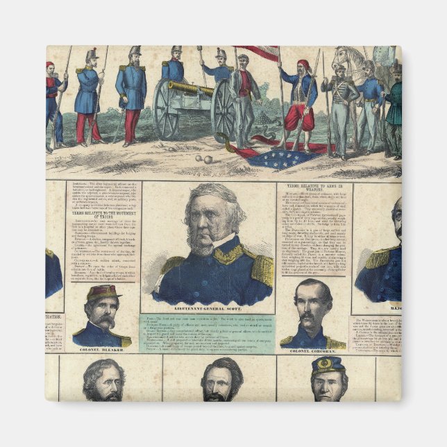 Íman Retratos Militares (Frente)