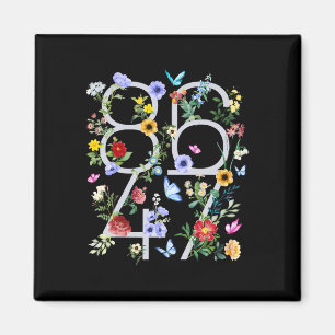 Íman Retro 8647 Sutil Trump 86 47 Estilo Floral Boho