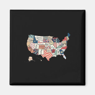 Íman Retro América Usa Mapa Deus Diz Que Você É Bíblia