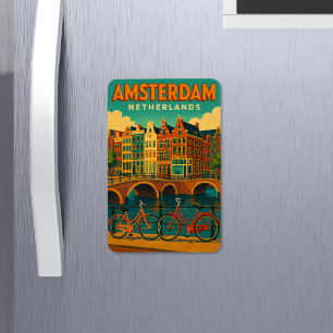 Íman Retro Amsterdã Holanda
