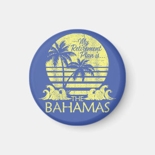 Íman Retro Bahamas — Cruise Vintage Beach