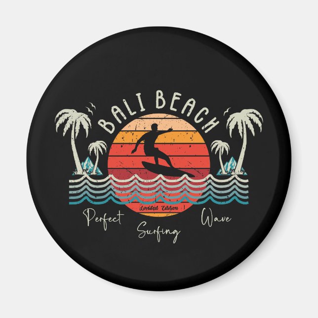 Íman Retro Bali Beach (Frente)