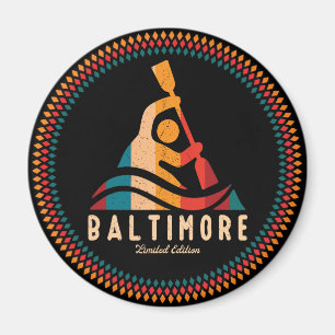 Íman Retro Baltimore Kayaking
