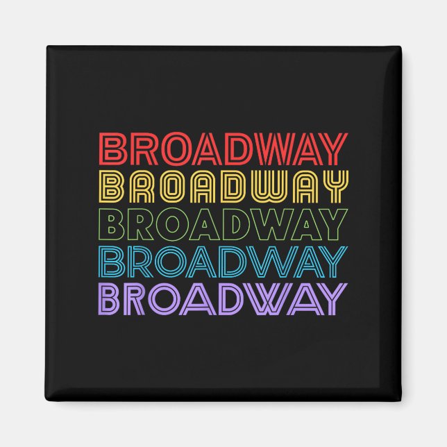 Íman Retro Broadway Music Lover Theatre Musical Theater (Frente)
