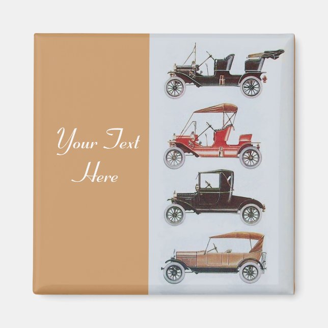 Íman RETRO CARS 2 - Automóvel de reparação automática (Frente)