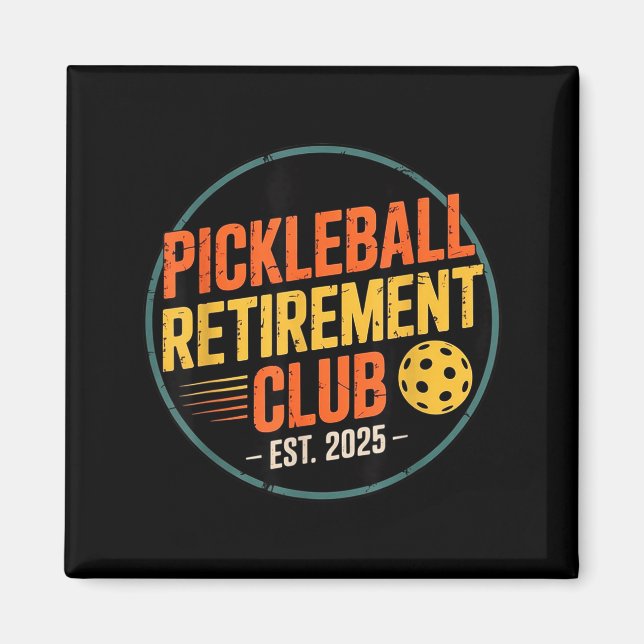 Íman Retro Ckleball Retirement Club Apparel Retro Vinta (Frente)