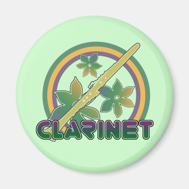 Íman Retro Clarinet (Frente)