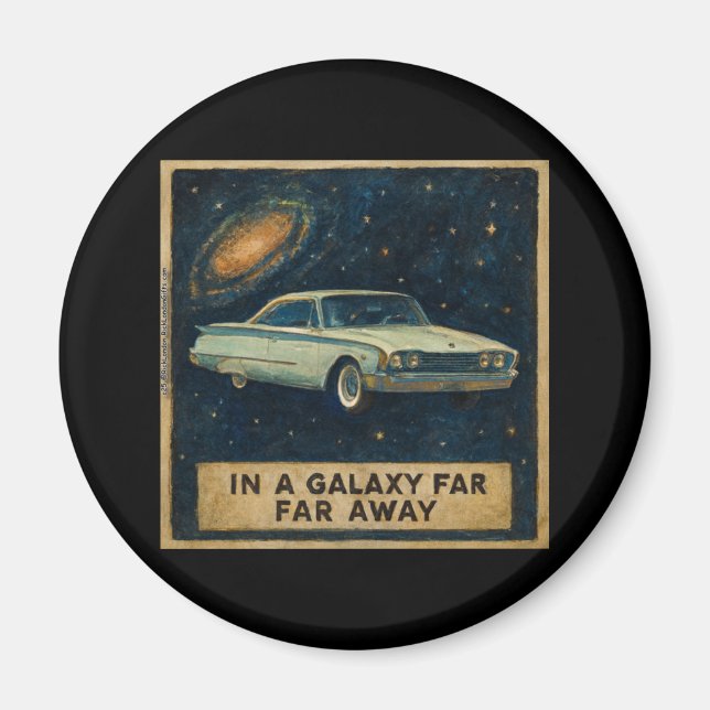 Íman Retro Cruiser in Deep Space  (Frente)