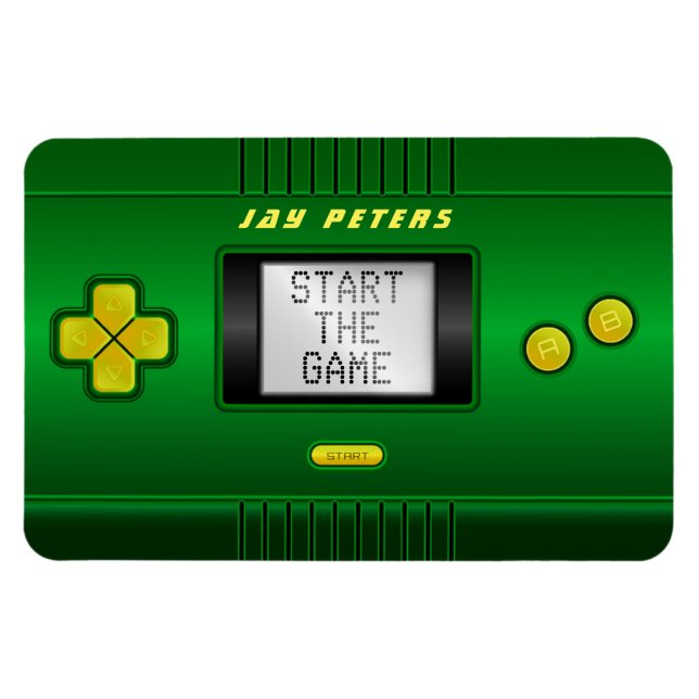 Íman Retro de console de jogo faux engraçado (Horizontal)