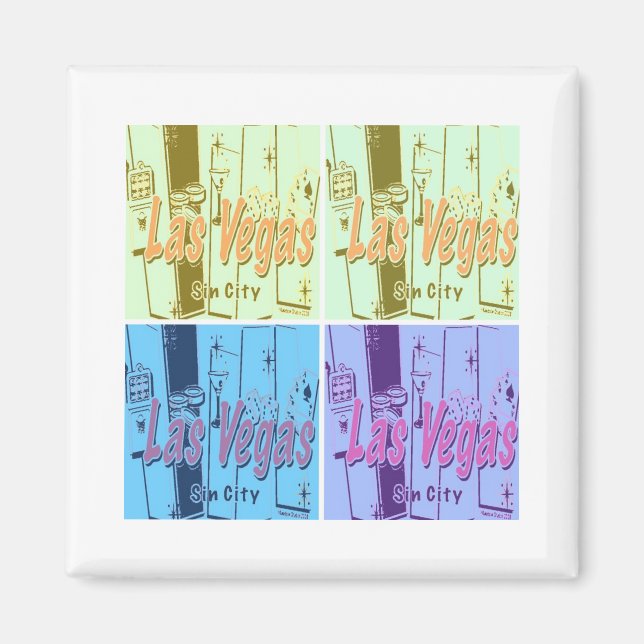 Íman Retro de Las Vegas (Frente)