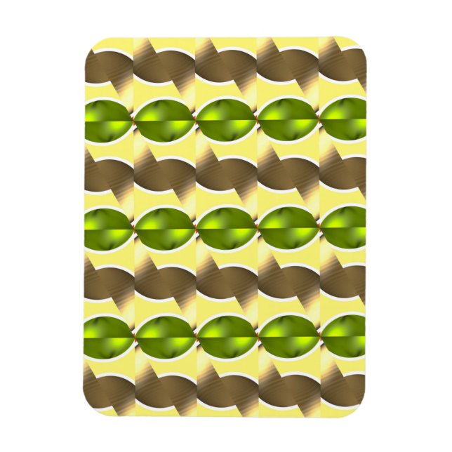 Íman retro de papel de parede (Vertical)