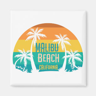 Íman Retro de praia de Malibu