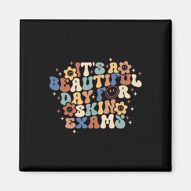 Íman Retro É Um Belo Dia Para Dermatologia De Exames De (Frente)