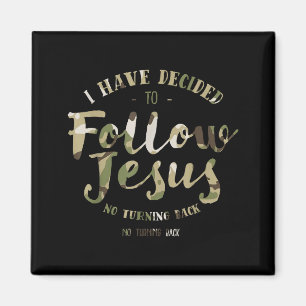 Íman Retro Eu Decidi Seguir Jesus Clic Redleg C
