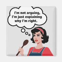 Retro Familiar Magnet Engraçado Humor