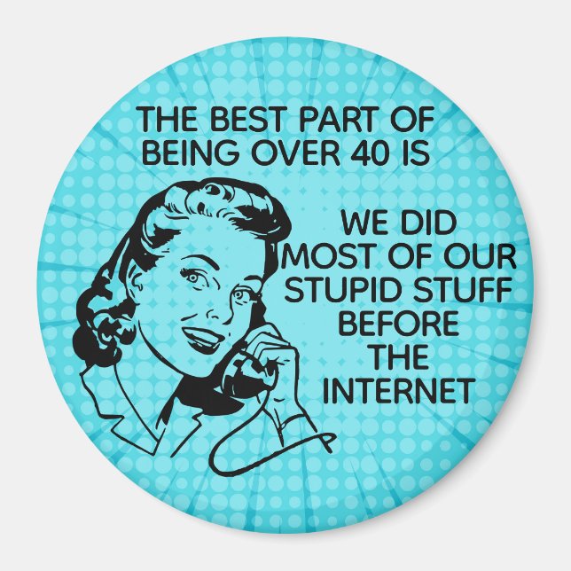 Íman Retro Funny Superior A 40 Magnet (Frente)