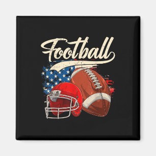 Íman Retro Futebol Americano Bandeira Independência Dia