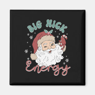 Íman Retro Groovy Grande Nick Papai noel Energy Fun Nat