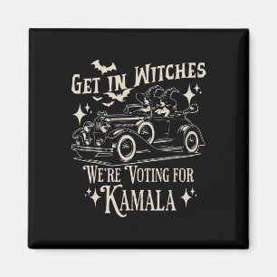 Íman Retro Halloween 1692 Entra nas Bruxas Votamos F