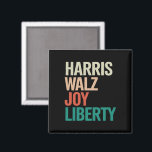 Íman Retro Harris Waltz 2024 Harris Walz Joy Liberty<br><div class="desc">Retro Harris Walz Walz 2024 Harris Walz Joy Liberty</div>