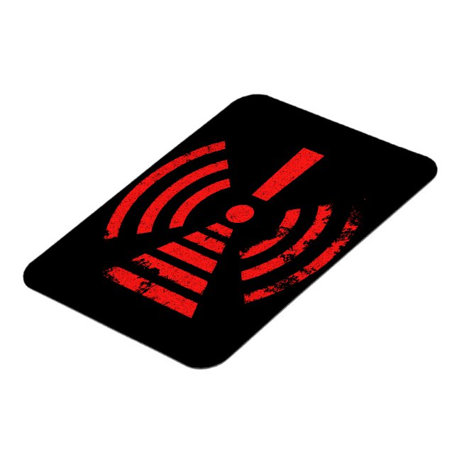 Íman Retro Keep Back Energy Warning Symbol (Left Side)