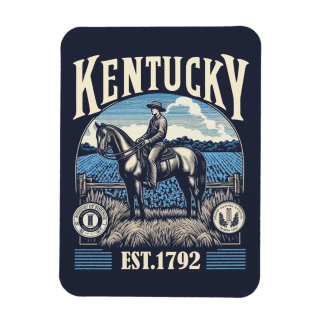 Íman Retro Kentucky (Vertical)