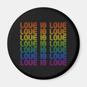 Íman Retro Love is Love