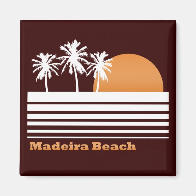 Íman Retro Madeira Beach Magnet (Frente)