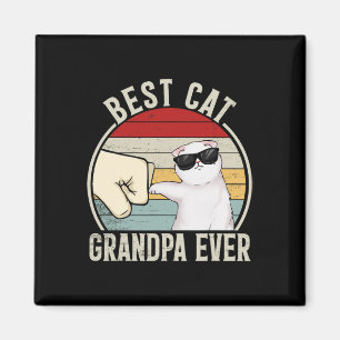 Íman Retrô Melhor Avô Gato Nunca Mais Engraçado Bump Av